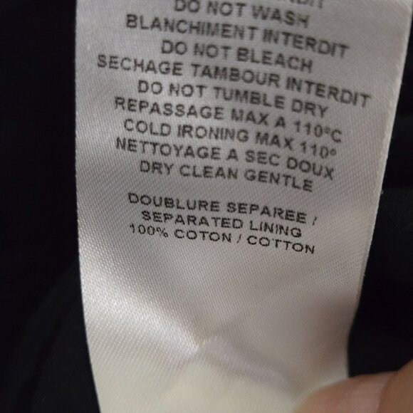 See By Chloe Navy Cotton Spaghetti Strap Camisole Designer Layering Size 44/M - Picture 5 of 6